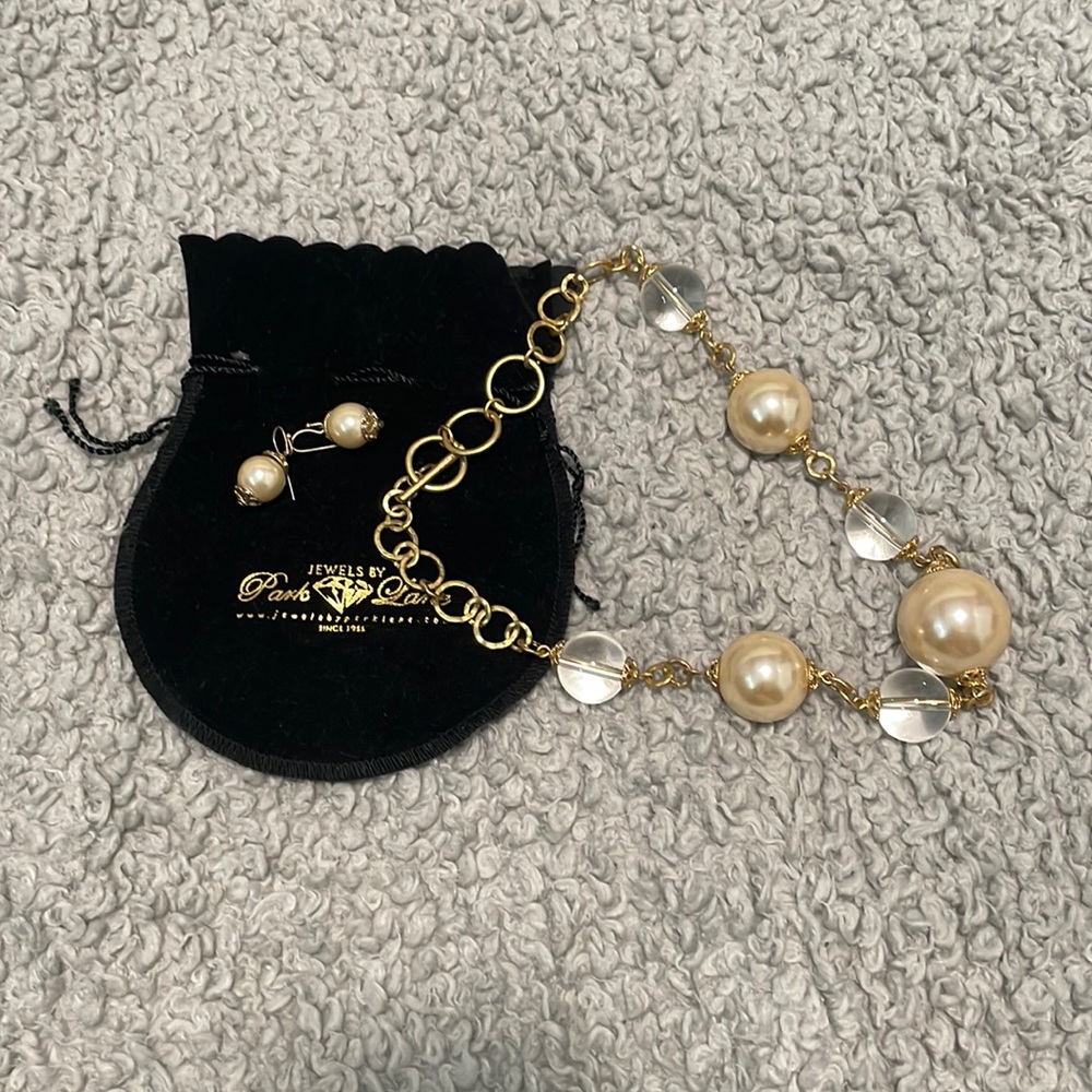 Park Lane Pearl Necklace and Earrings